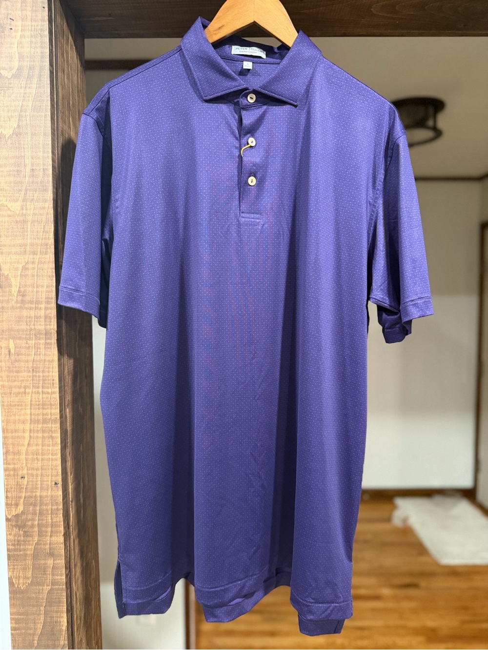 NWT Peter Millar Summer Comfort Tesseract Performance Polo (Large)